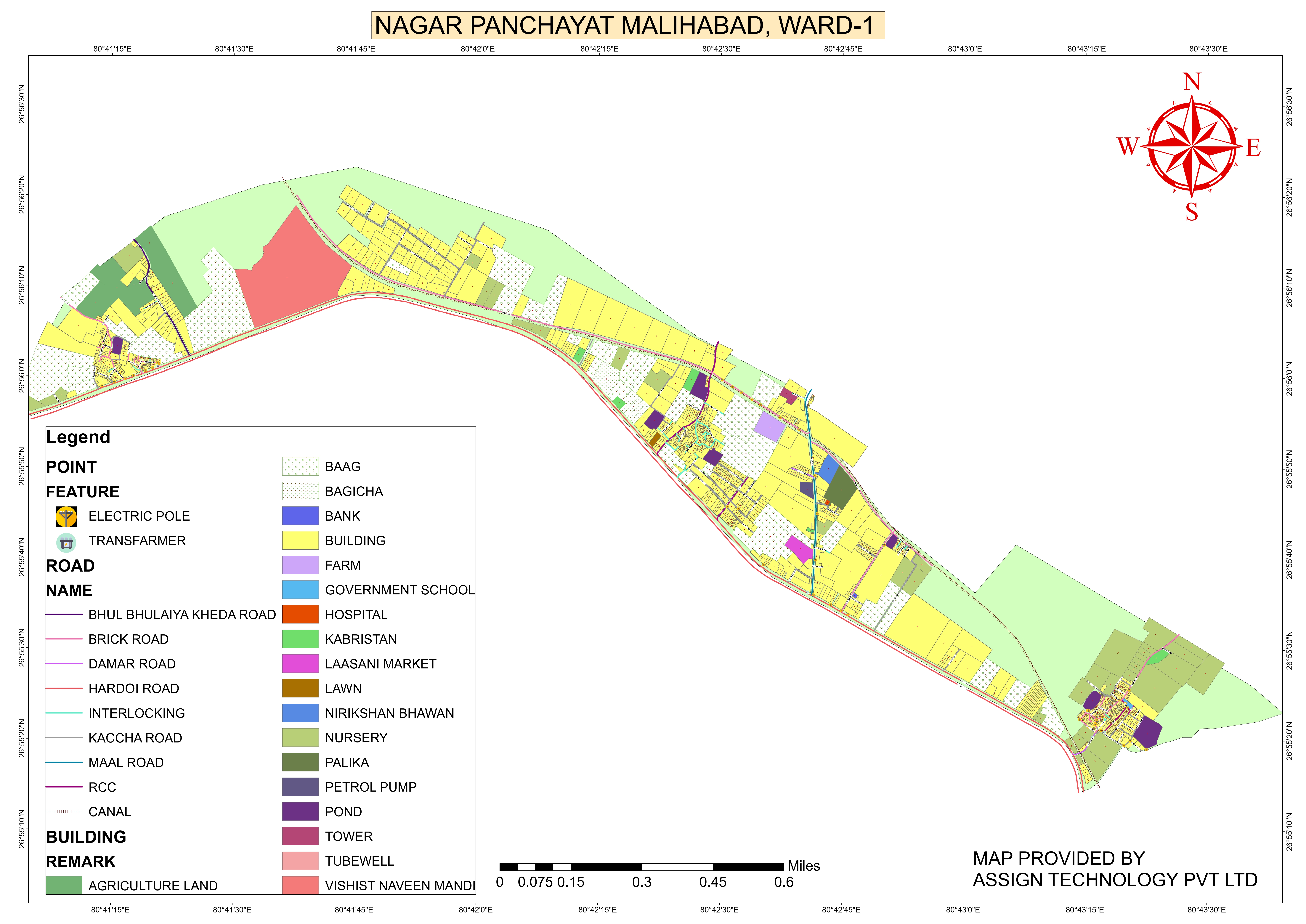 Map of Ward 1